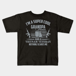 Vietnam Veteran Grandpa Kids T-Shirt